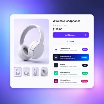 Info Buttons app preview