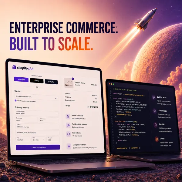Shopify Plus mission visual