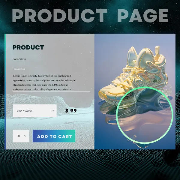 Shopify product page